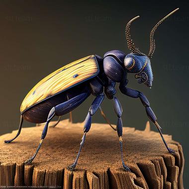 3D model Cicindela chinensis (STL)